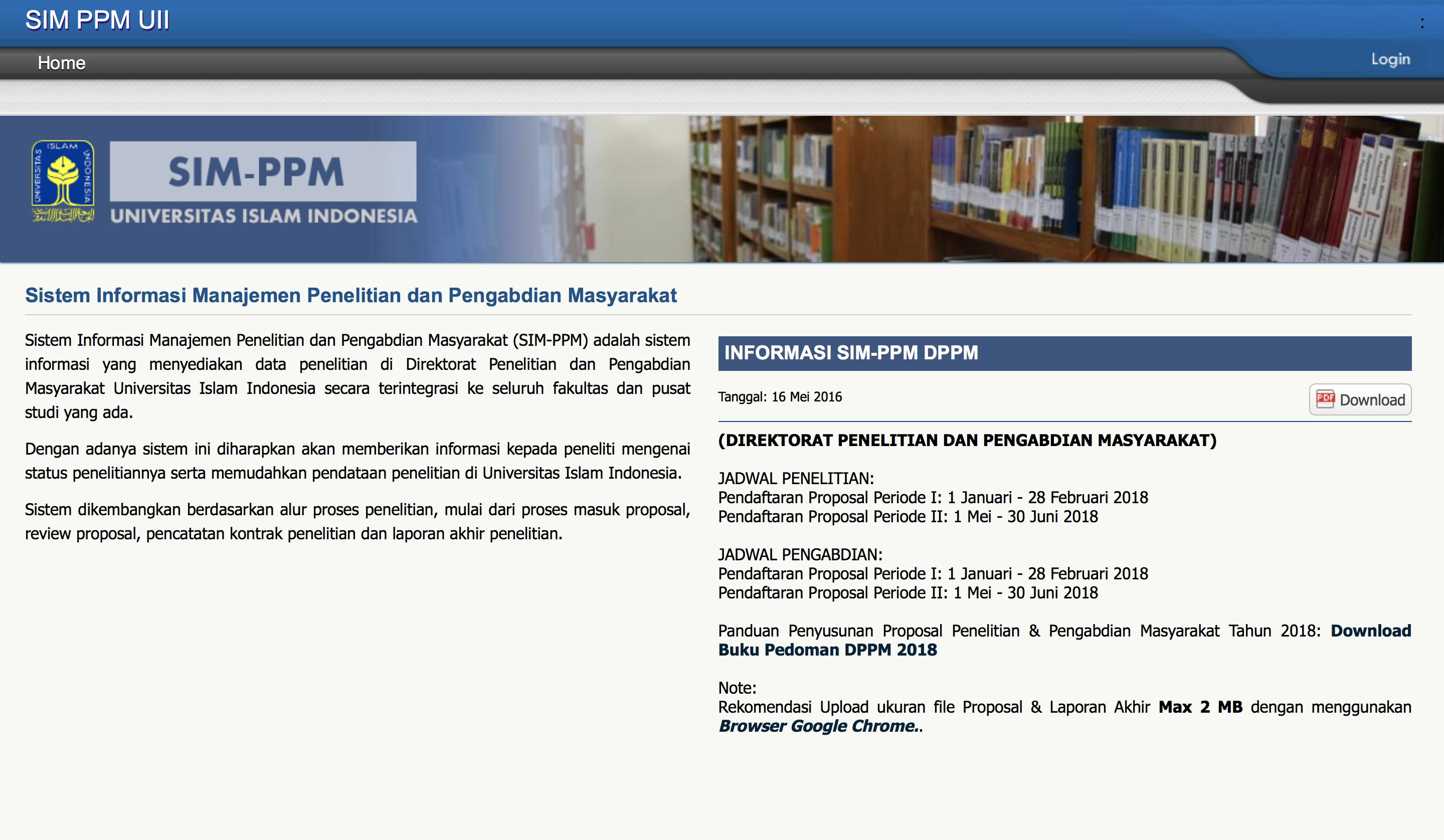 Aktivitas Penelitian - DPPM UII