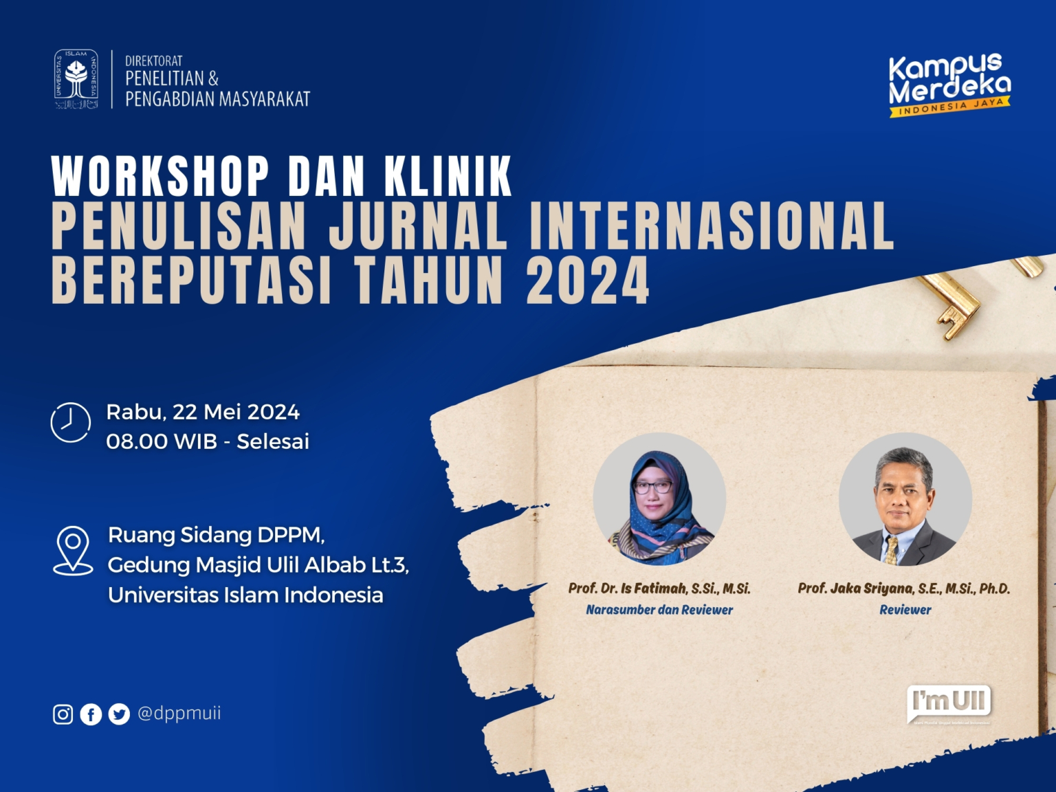 MATERI WORKSHOP DAN KLINIK PENULISAN JURNAL INTERNASIONAL BEREPUTASI ...